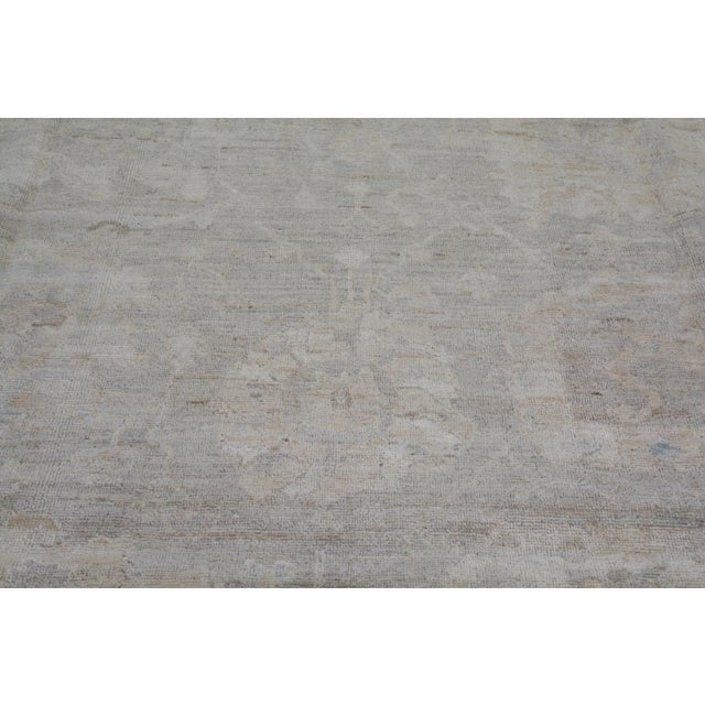 2010s Oushak Hand Knotted Wool Rug, 10'x13'8" For Sale - Image 5 of 6