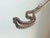 Vintage Victorian/Edwardian Revival Copper Chatelaine Chain v Belt Hook Watch Chain, 1960s For Sale - Image 16 of 17