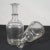 Vintage Clear Bottles, Set of 2 For Sale - Image 6 of 9