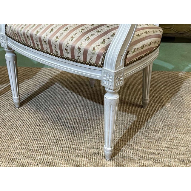 Louis XVI Armchairs in Beech, 1970s, Set of 2 For Sale - Image 13 of 14