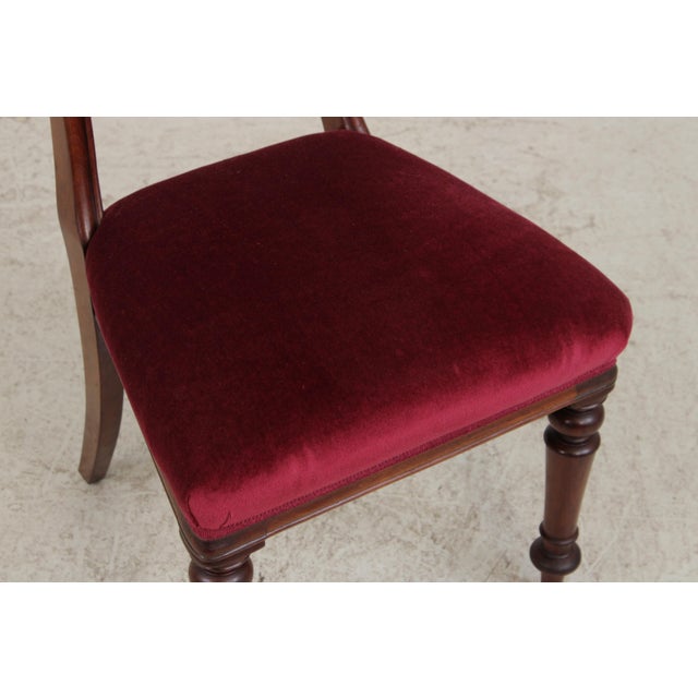 English William IV Set of 8 Mahogany Dining Chairs For Sale - Image 9 of 14
