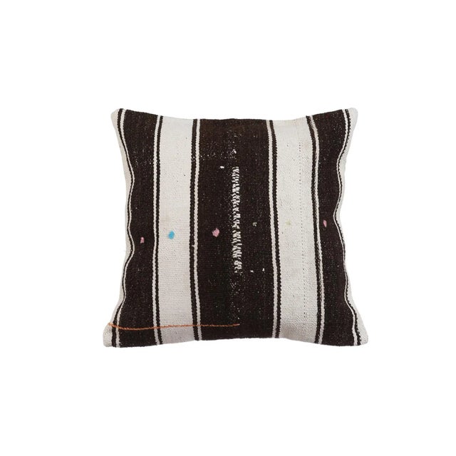 Striped Kilim Pillow Cover For Sale - Image 4 of 4