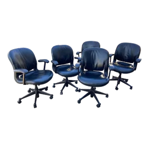 Vintage Herman Miller Conference Room Chairs - Set of 5