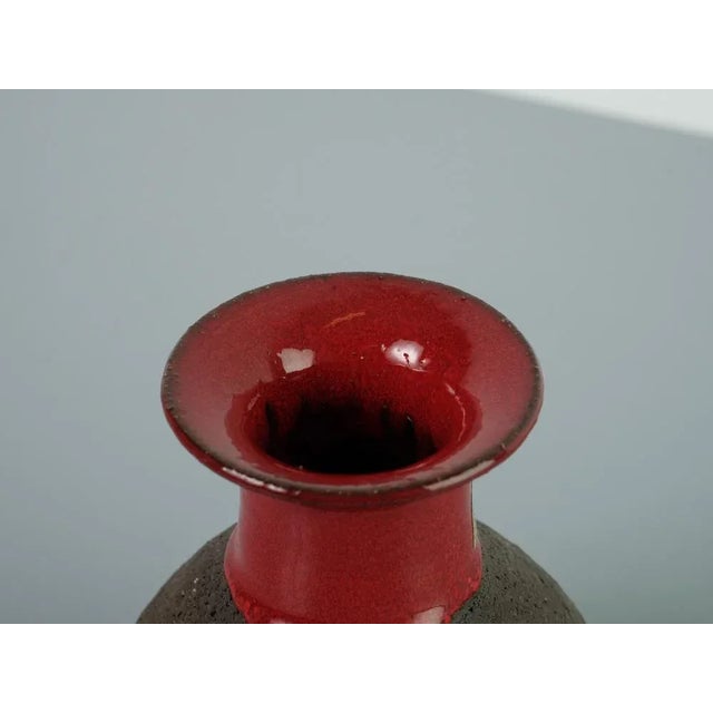 1970s Danish Ceramic Vase by Lehmann, 1970s For Sale - Image 5 of 12