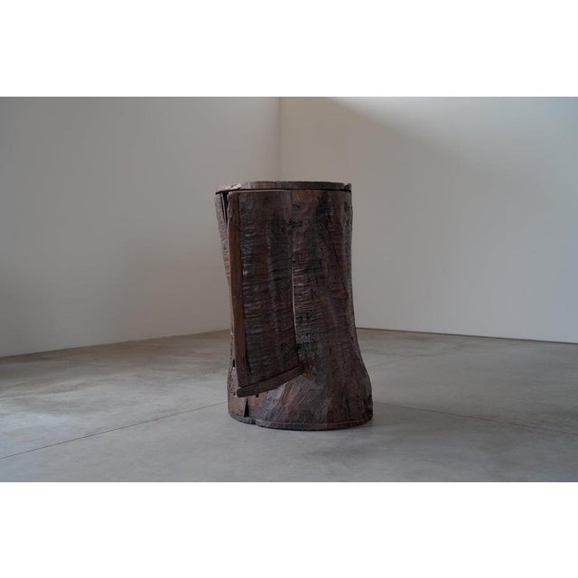 Primitive Tree Trunk Cabinet, France, 1900s For Sale - Image 6 of 18
