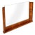 Wood Vintage Macassar Ebony Wall Mirror, 1930s For Sale - Image 7 of 7