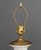 Chinese Blanc de Chine Pierced Porcelain Table Lamp, with cherry blossom motif mounted on circular wood base. 26.75" H x...