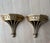 Pair of Large Vintage Gilt & Ebonized Wood Wall Brackets For Sale - Image 9 of 9