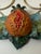 Italian Hand-Painted Pomegranate Sconces, 1970s, Set of 3 For Sale - Image 11 of 17