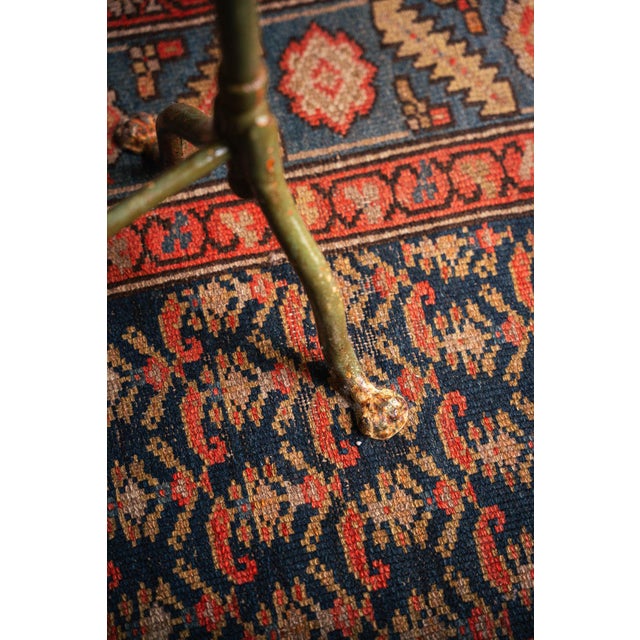 Antique Enameled Iron Towel Holder For Sale - Image 4 of 6