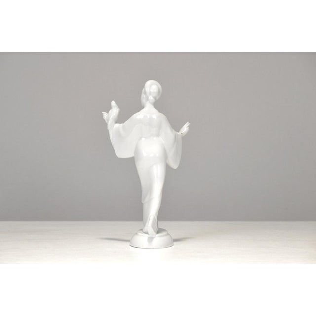 1930s Porcelain Figure by Adolph Amberg for KPM, Berlin, Germany, 1910s For Sale - Image 5 of 11