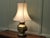 Metal Large Vintage Brass Table Lamp, 1920 For Sale - Image 7 of 9