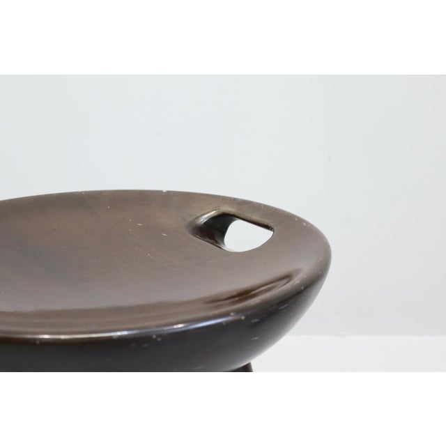 Brown Mocho Stools in Brazilian Walnut by Sergio Rodrigues, 1960s, Set of 2 For Sale - Image 8 of 16