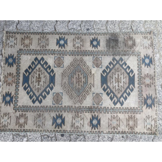Textile 1960s Turkish Handmade Floor Bohemian Rug For Sale - Image 7 of 11