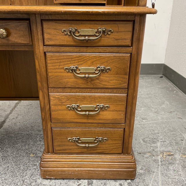 Jasper Company Mystique Rolltop Secretary Desk Chairish