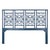 Coastal Tulum Platform Bed King, Navy Blue For Sale - Image 3 of 7