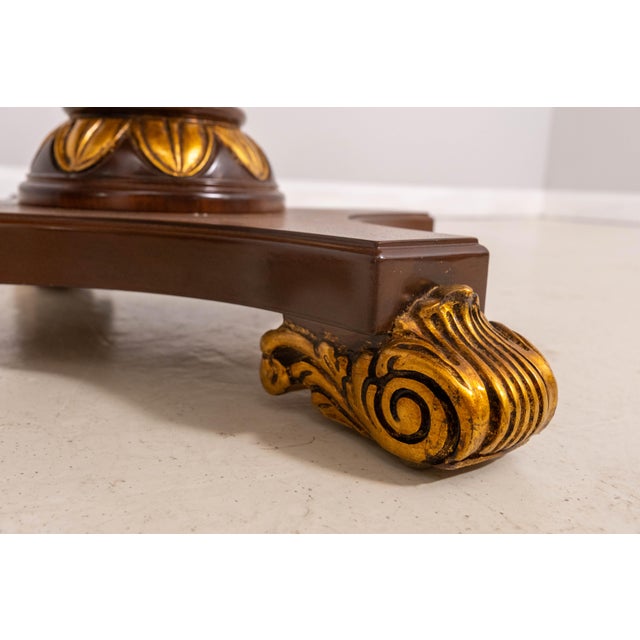 Guerra Vanni Italian Round Neoclassical Center Table For Sale - Image 12 of 13