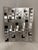 Mid-Century Modern Vintage Op-Art Foil Paper Framed Art Cityscape Paul Evans Style Made in England For Sale - Image 3 of 6
