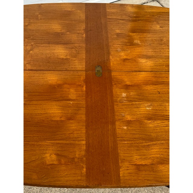 Mid-Century Modern Danish Beni Mobler Teak Mixed Wood Folding Coffee Table For Sale - Image 11 of 13