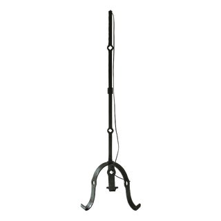 Brutalist Wrought Iron Floor Lamp, 1950s For Sale