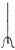 Brutalist Wrought Iron Floor Lamp, 1950s For Sale
