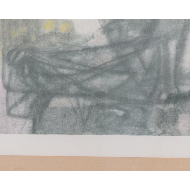 Mid 20th Century Hector Poleo (Venezuela) Chapeau Rose Color Lithograph Signed For Sale In Los Angeles - Image 6 of 12