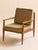 1960s The Vintage MCM Teak Exposed Frame Arm Chair, Newly Upholstered For Sale - Image 5 of 14