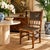 Charming late 19th-century Aesthetic Movement bamboo side chair featuring a warm, naturally aged bamboo frame and striking...