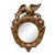 Vintage Americana Federal Style Eagle Convex Resin Wall Mirror Colonial Decor For Sale