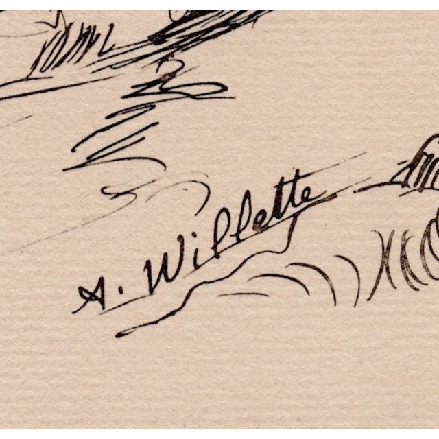 Late 19th Century Adolphe Willette, Valmy!, Nude, 1899, Original Lithograph For Sale - Image 5 of 9