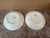 Beautiful pair of vintage ironstone serving bowls featuring a delicate floral border in soft pastel tones. The classic...