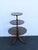 1940s Mahogany 3 Tiers Carved Pie Crust Round Side End Table 6911 For Sale - Image 10 of 10