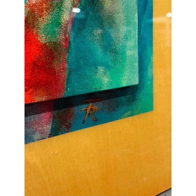 1970s 1980s 3D Lacquer Art on Wood Signed by Artist For Sale - Image 5 of 12