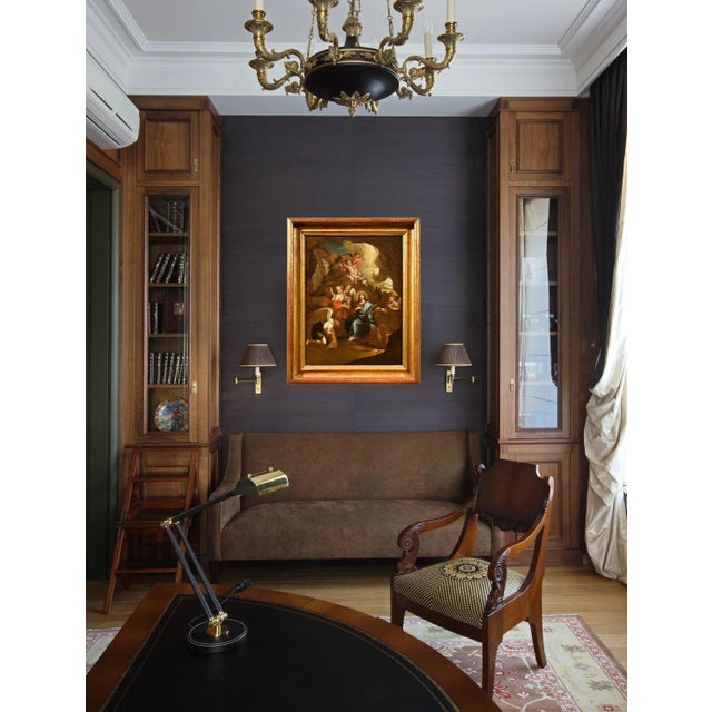 Circle of Pietro da Cortona / Berrettini, Christ in the Desert, 1650, Oil on Canvas For Sale - Image 13 of 15