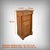 Empire Cherrywood Living Room Cabinet, 19th Century For Sale - Image 13 of 14