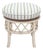20th Century Round Rattan Swivel Ottoman Stool by Ficks Reed For Sale