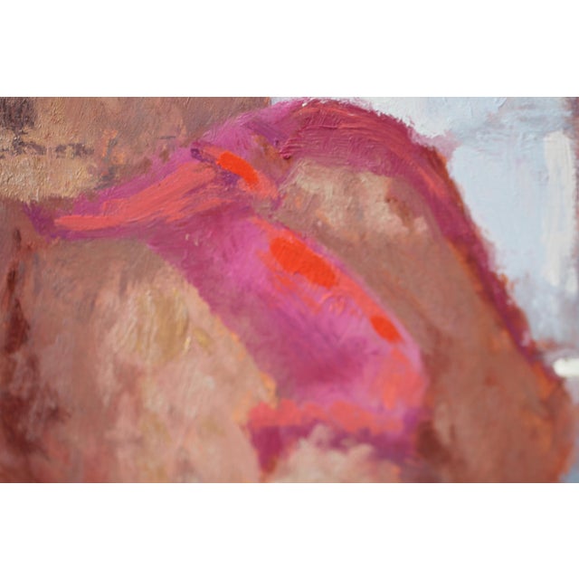 Red Oliver Warman, Toys on Table, 1950s, Oil on Canvas, Framed For Sale - Image 8 of 15