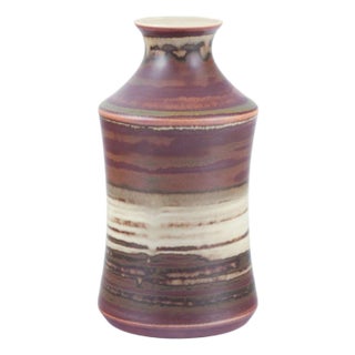 Brownish Glazed Stoneware Vase by John Andersson for Höganäs, 1970s For Sale