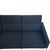 3303 Three-Seater Airport Sofa in Blue Fabric by Arne Jacobsen, 1980s For Sale - Image 6 of 18