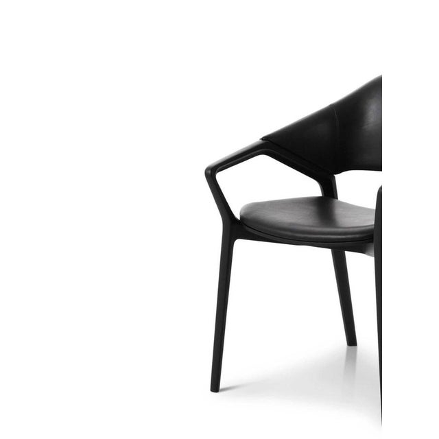 Not Yet Made - Made To Order Black Stained Ash Ico Chair from Cassina For Sale - Image 5 of 10
