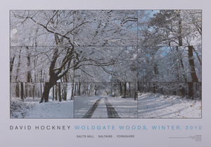 Woldgate Woods Poster after David Hockney