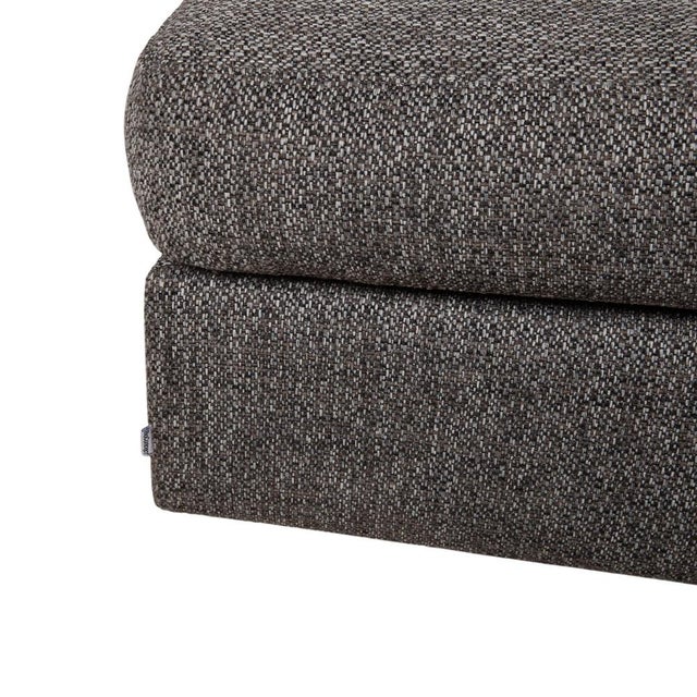 Cenova Set Fabric Corner Sofa and Ottoman in Grey by BoConcept, Set of 2 For Sale - Image 11 of 18