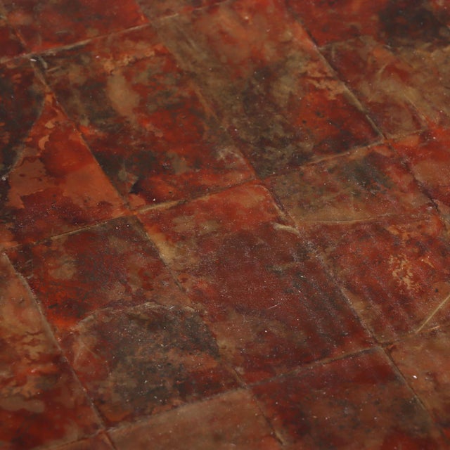 Wood A Mica Covered Waterfall Coffee Table in the Manner of Jean-Michel Frank. Contemporary. For Sale - Image 7 of 7
