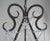 Six-Light Rock Crystal Wrought Iron Chandelier For Sale - Image 4 of 12