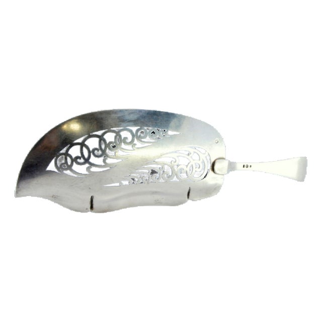 Silver Fish Serving Spatula For Sale