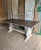 Wood Tuscan Painted Dining Table With Natural Wood Top - 19th C For Sale - Image 7 of 7