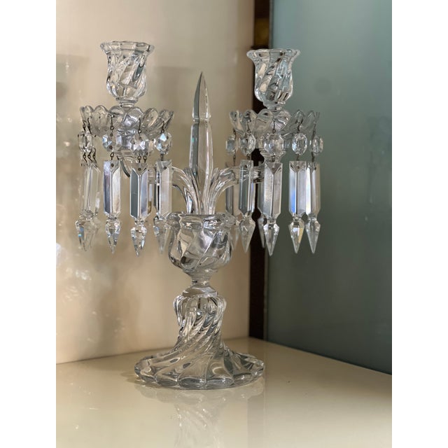 Girandole Chandeliers from Baccarat, 1950s, Set of 2, in Flawless conditions. Designed 1950 to 1959 Up to 250V (Europe/UK...