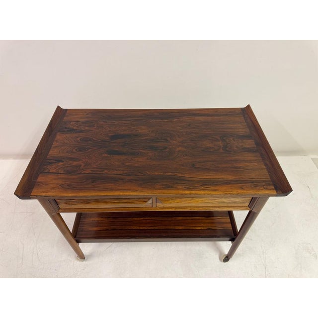 Rosewood Trolley by Torbjørn Afdal for Mellemstrands Møbelfabrik Bruksbo, 1960s For Sale - Image 11 of 17