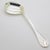 1980s Vintage Italian Handmade Genuine Silver Engraved Full Size Feeding Spoon For Sale - Image 5 of 9