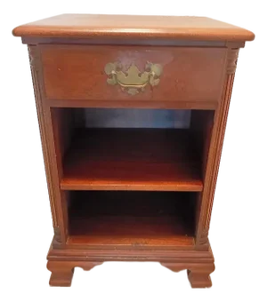 1940s Mid-Century Mahogany Nightstand by Kling Furniture